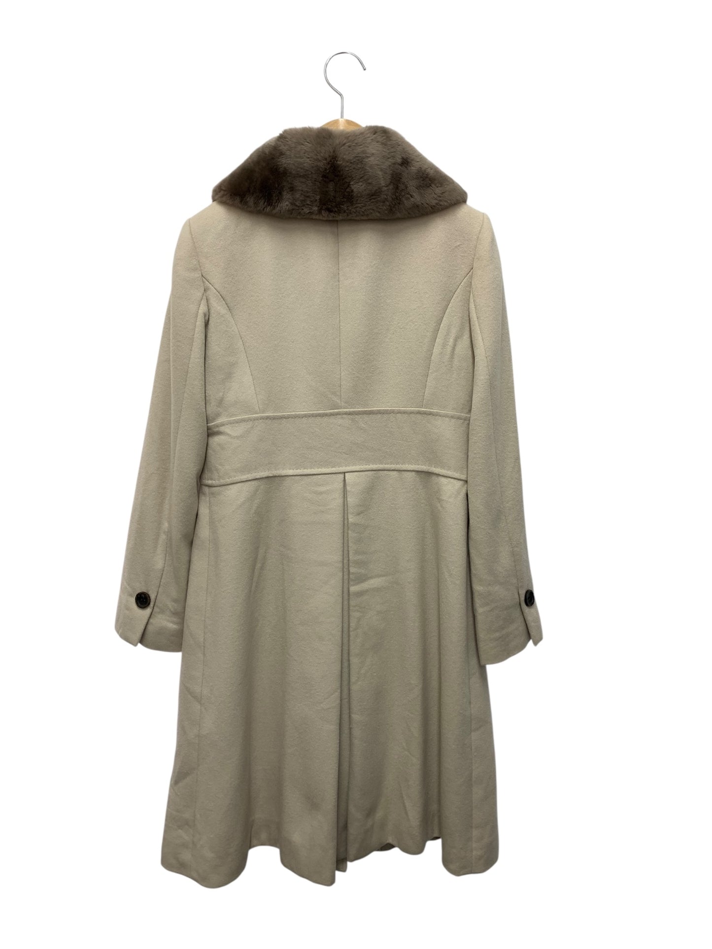 フォクシーブティック Coat Noisette 36160 コート 38 ベージュ ヌートリアファー ITQV2D2INVY8