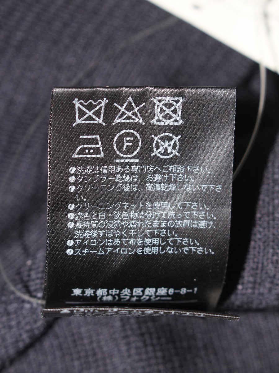 フォクシーニューヨーク No Sleeve Knit Top 40727 ニット 38 ネイビー ボーダーボトルネック IT5V31TWQUZH