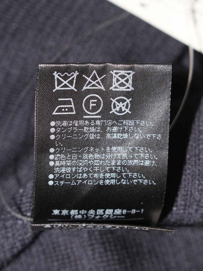 フォクシーニューヨーク No Sleeve Knit Top 40727 ニット 38 ネイビー ボーダーボトルネック IT5V31TWQUZH