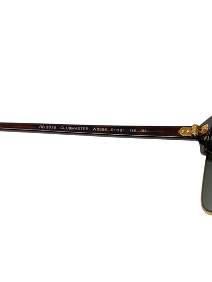 レイバン クラブマスター RB3016 サングラス ブラウン コンビフレーム フルリム ウェリントン ITMV4OJQKDDI