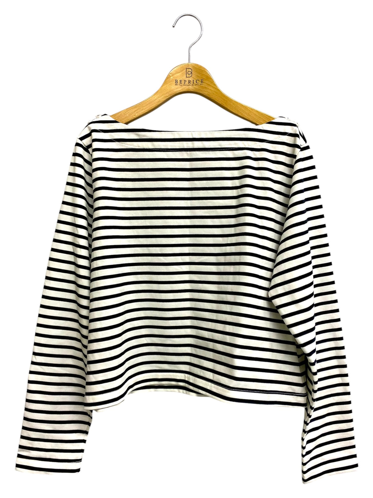 ロージーモンスター fish shell button border tops RMTB-1525S カットソー F ブラック/ホワイト 25ss ITHM44CHYEZS