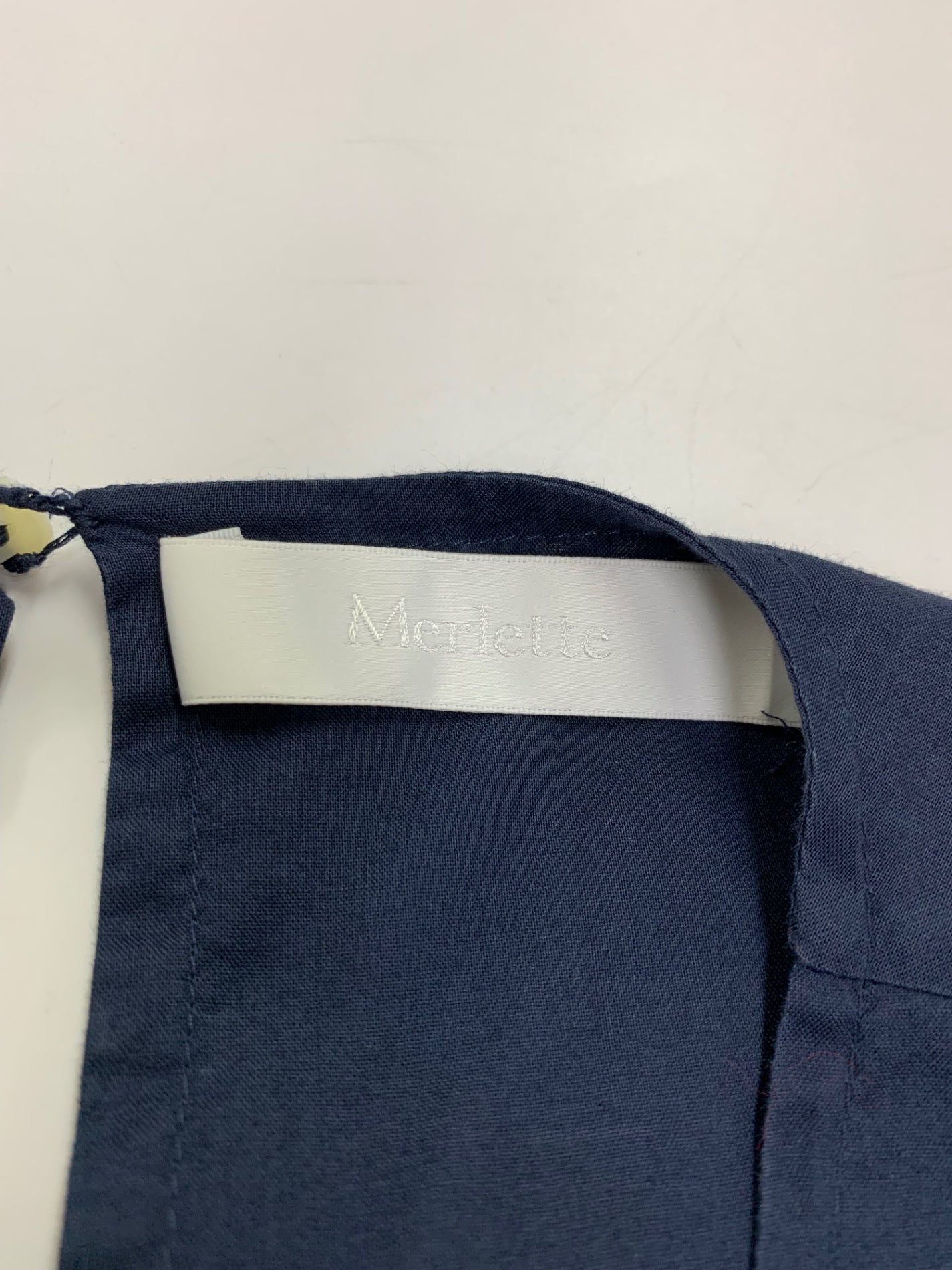 マーレット 9910300018 ワンピース XS ネイビー ギャザー ティアード ITWAU8XW3W48
