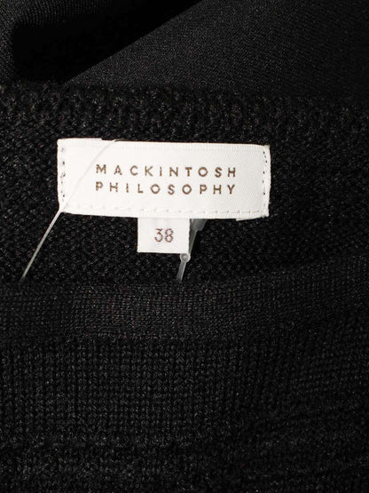 マッキントッシュフィロソフィー H5J24-632-09 ワンピース 38 ブラック ドッキング ITL7O64XGWQM