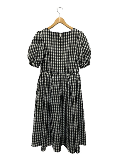 ルネ Gingham Check Dress 6536090 ドレス ワンピース 38 ブラック ギンガムチェック ITVYY5QG9Q34