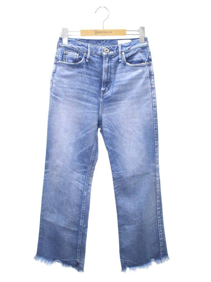 アッパーハイツ THE TAYLOR -ULTRA MARINE DESTROY- 980119 23 ライトブルー ダメージ加工 クロップド カットオフ デニムパンツ ボトムス IT75C4J7DY6K 【SALE】