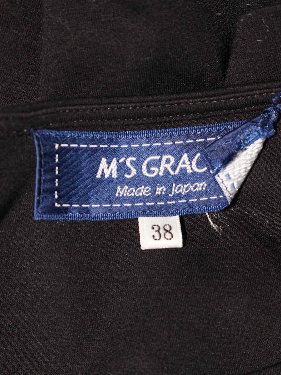 エムズグレイシー 215307 カットソー 38 ブラック 女の子モチーフ付きカットソー IT6KYVSLJMIW