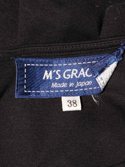 エムズグレイシー 215307 カットソー 38 ブラック 女の子モチーフ付きカットソー IT6KYVSLJMIW