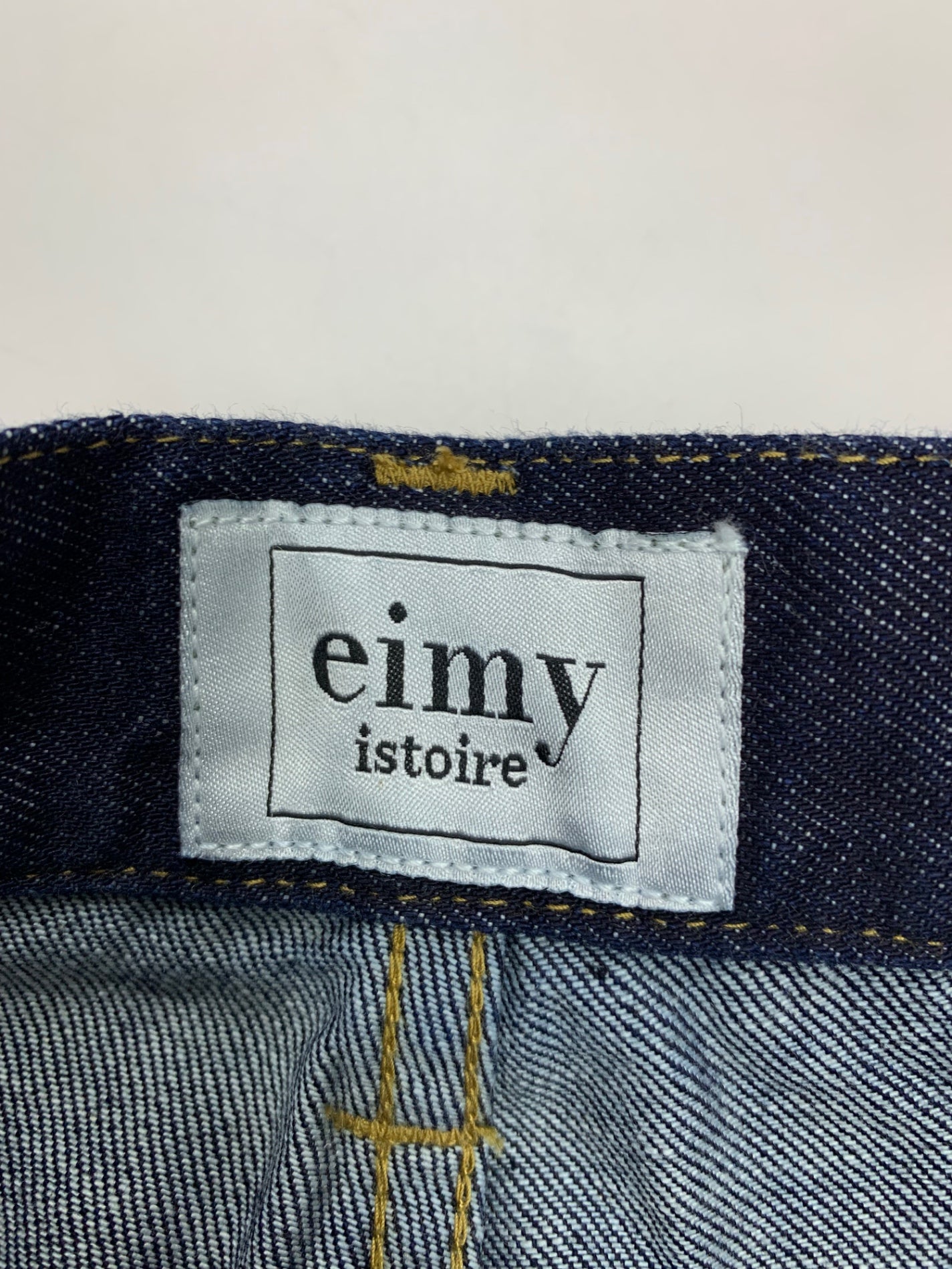 エイミーイストワール  ピンタックベルトデニムパンツ 1119522509-0 25 ネイビー 2019AW ITLM8YDRRBV0