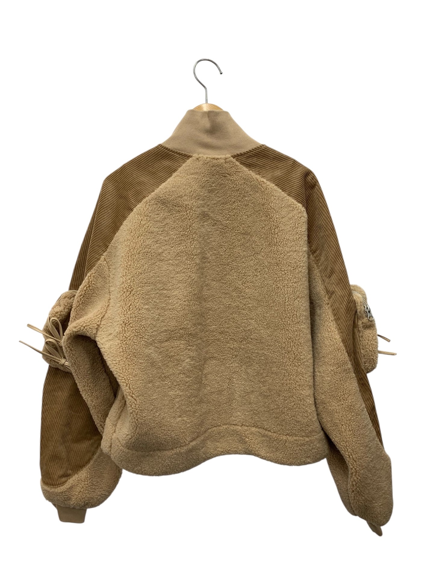 ダーリッチ 112443005 112442015 セットアップ FREE-L ベージュ ボア コンビ リボン セットアップ ITM5JBOOMNTJ 【SALE】