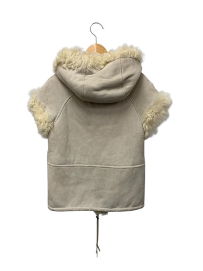 セオリー 01-9402916 ベスト 2 グレー ムートン ファー フーディ ITI57VYBQ5GW