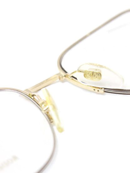 ローデンストック R2343 メガネ ゴールド メタルフレーム ハーフリム スクエア ITO11O4Z07XG