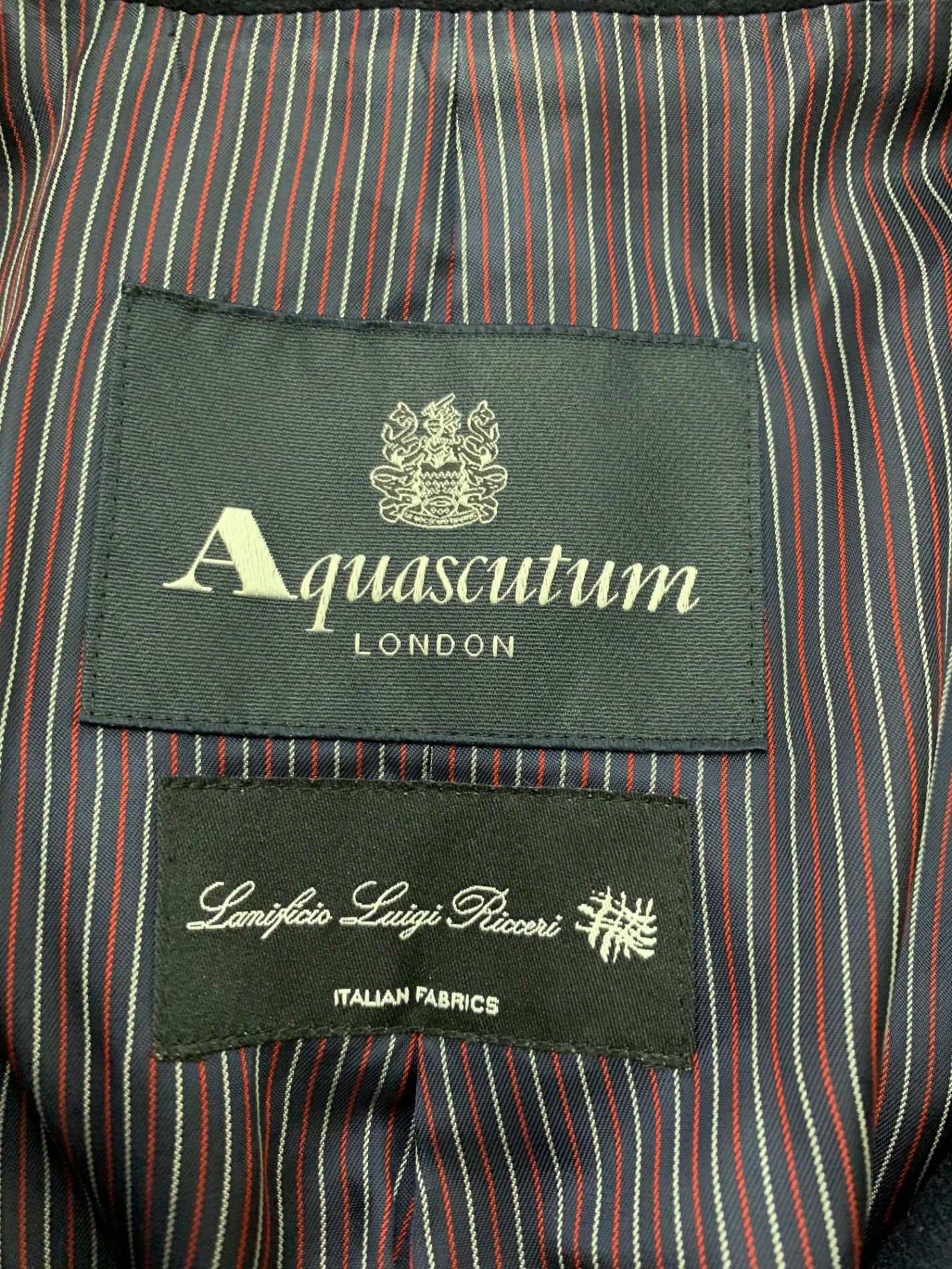 アクアスキュータム 144 V6325 ロングコート 13 ネイビー ITZ4FC47Z1MG