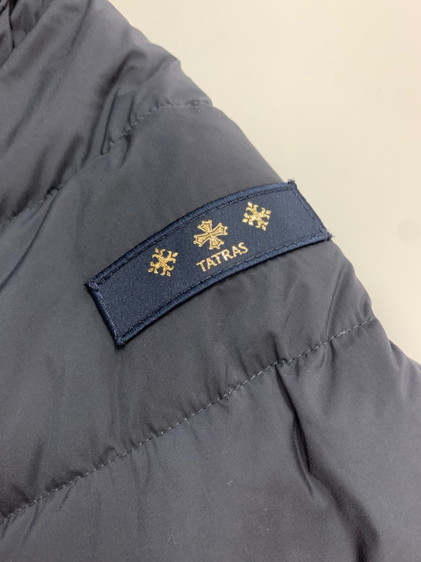 タトラス セラミカ LTA9SH4492 ダウンコート 02 ネイビー ナイロン  ファー IT5WXYLK50O0