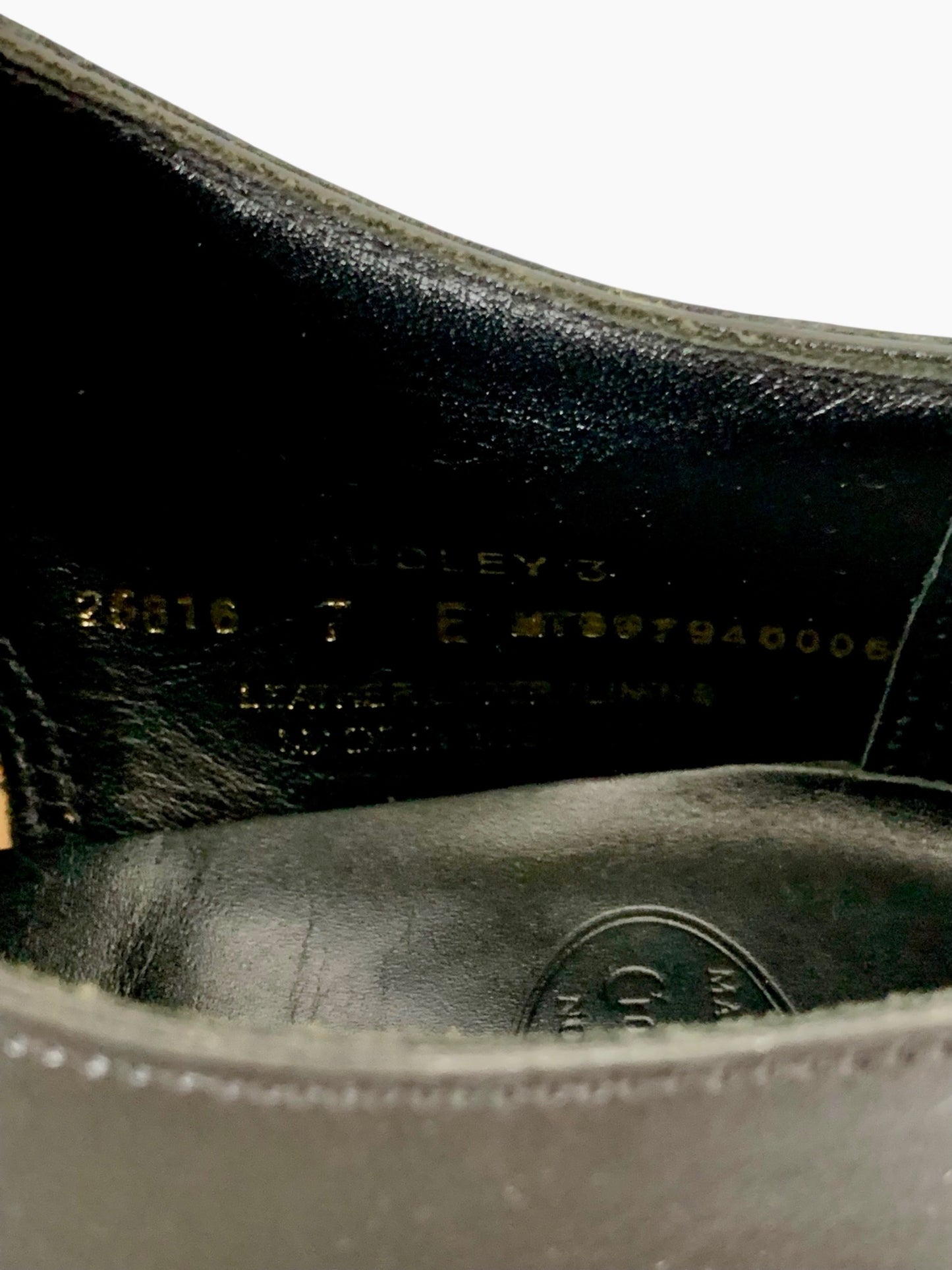 クロケット&ジョーンズ Audley 3 25816A-C01L3 ビジネスシューズ 7E ブラック ストレートチップ ブラックカーフ LAST367 ITJ9BYQL4G7Q