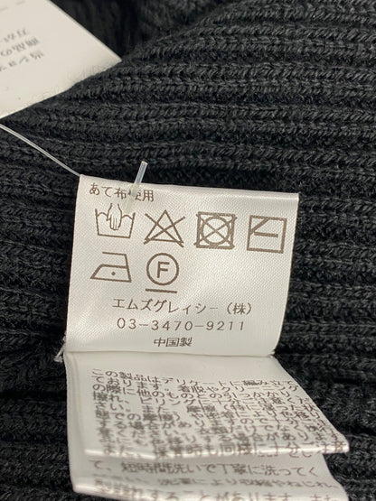 エムズグレイシー 418611 ニット 40 ブラック ロゴ 刺繍 タートル IT5K2GK1K0YD