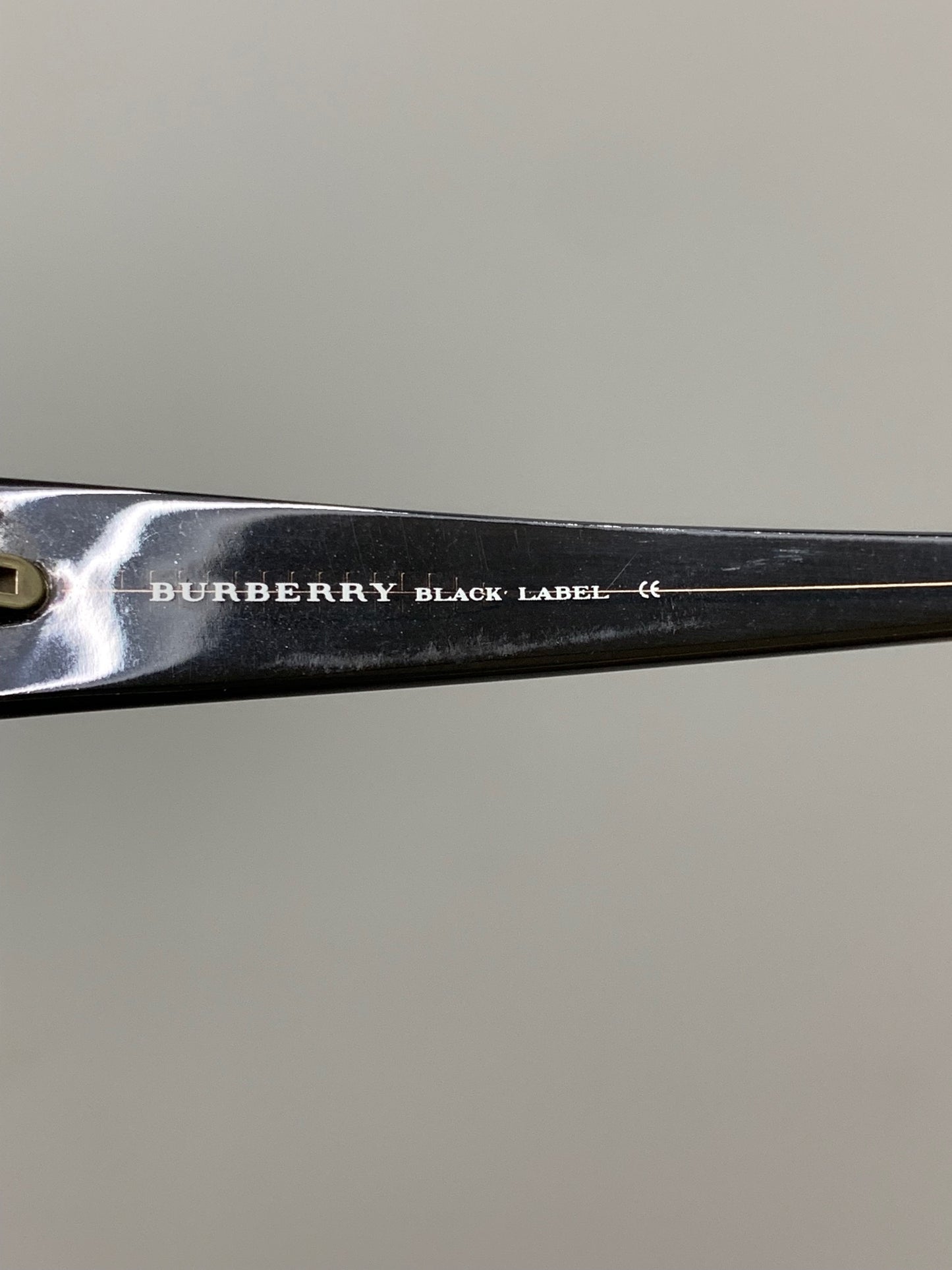 バーバリーブラックレーベル BC6004 メガネ ダークグレーブラウン セルフレーム フルリム スクエアシェイプ IT3E35Q5YZ5G