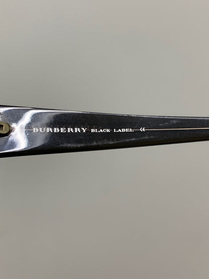 バーバリーブラックレーベル BC6004 メガネ ダークグレーブラウン セルフレーム フルリム スクエアシェイプ IT3E35Q5YZ5G