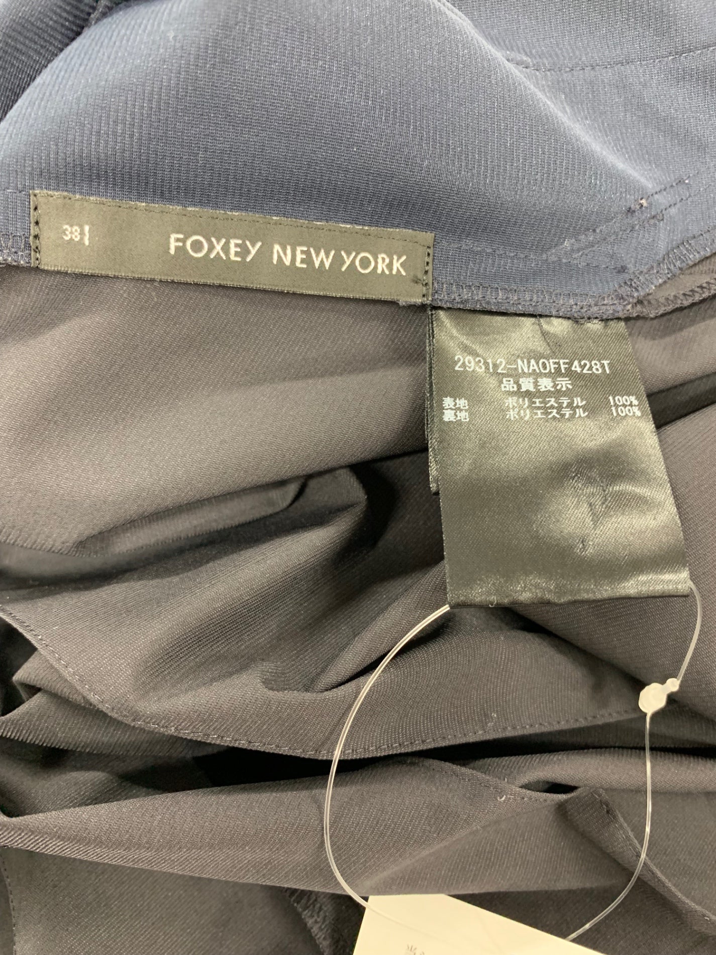 フォクシーニューヨーク ワンピース スラッシュ 29312 38 ネイビー ITW4MJFVVA9D 【SALE】