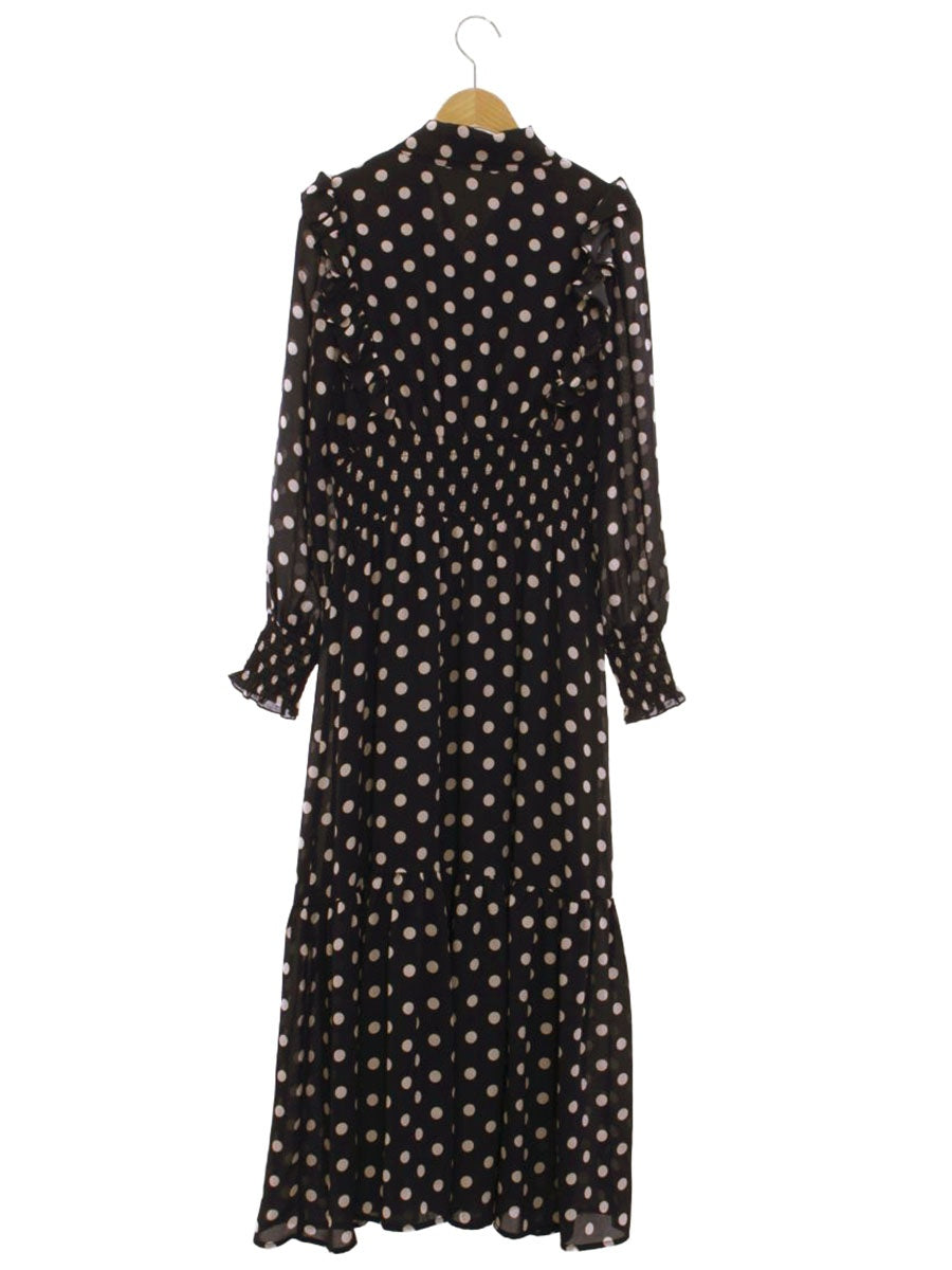 フェンネル 561036P ワンピース M ネイビー ドット ボウタイ ITT6LUB1ZZ0G