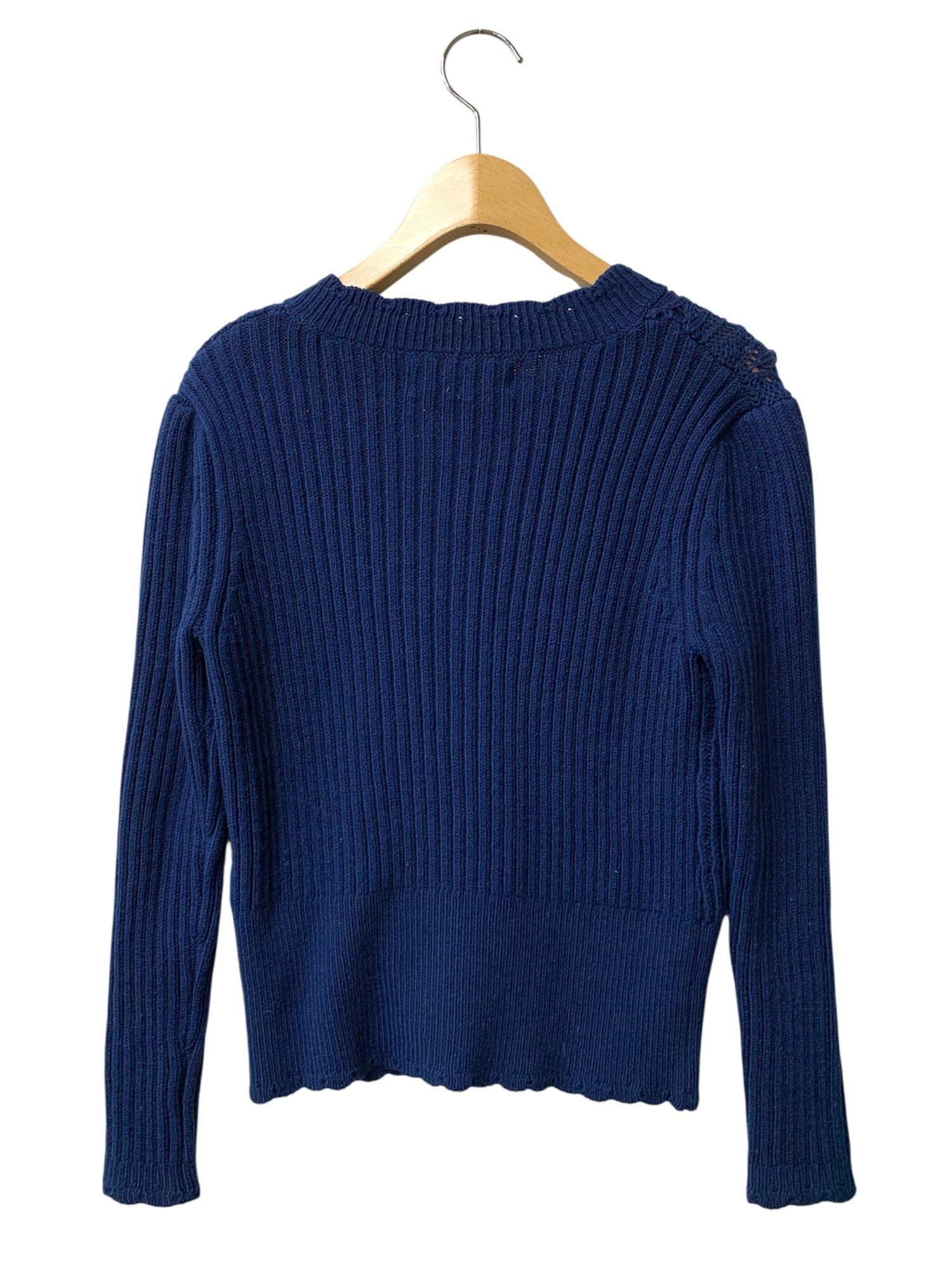 ✨美品✨ エムズグレイシー38ネイビーリボンダブルジップカーディガン jEJbRGvsBh9rSnp3ScPhK4avF1tPfa