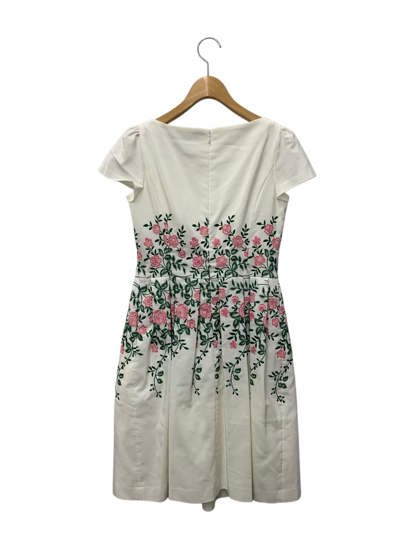 エムズグレイシー Flower pattern Embroidery Dress 911307 ワンピース 36 ホワイト ITLKFYOHCLQ0 【SALE】