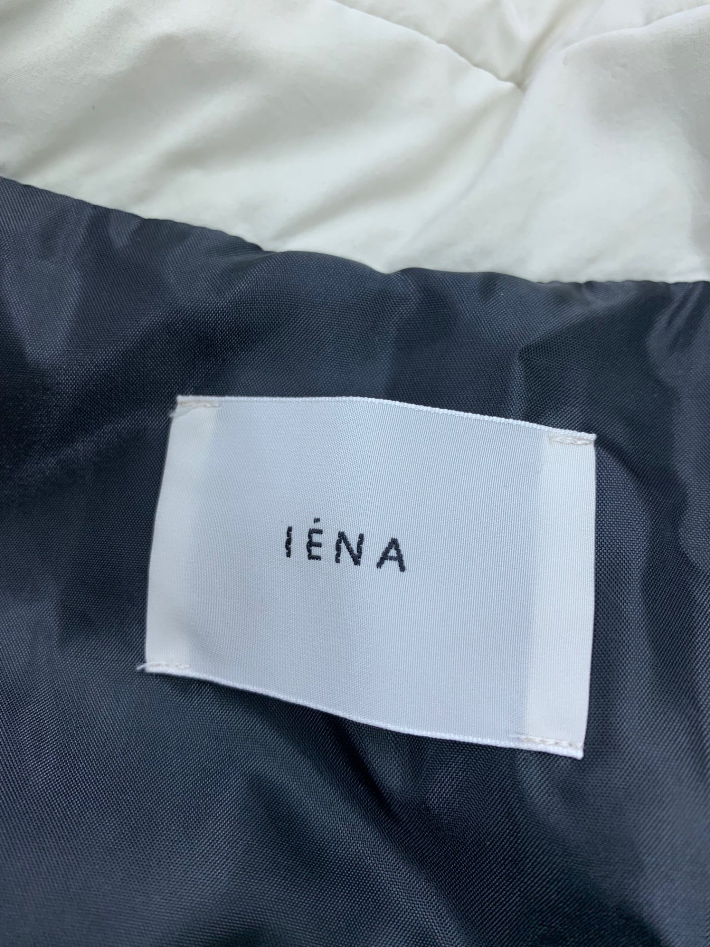 イエナ 23-020-900-6001-4-0 コート 36 ベージュ 中綿 リブ ITCKA8RDDBGL