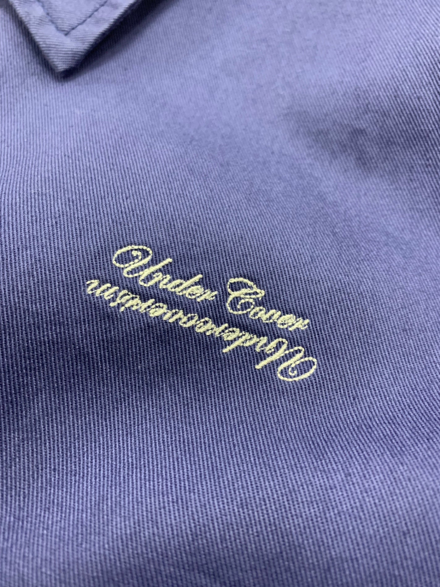 アンダーカバー 2026 Pre-Spring Men's Collection UP1F4204 2 ブルー コットンコーチジャケット ITFJUKNJ3SPO