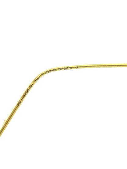 リンドバーグ air titanium メガネ ゴールド メタルフレーム フルリム オーバル（楕円） ITCT5W3BX5UG