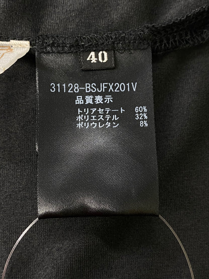 ナチュラルbyフォクシー モイスチャーベロアパーカー 31128 40 ブラック IT52V2ACS8EI