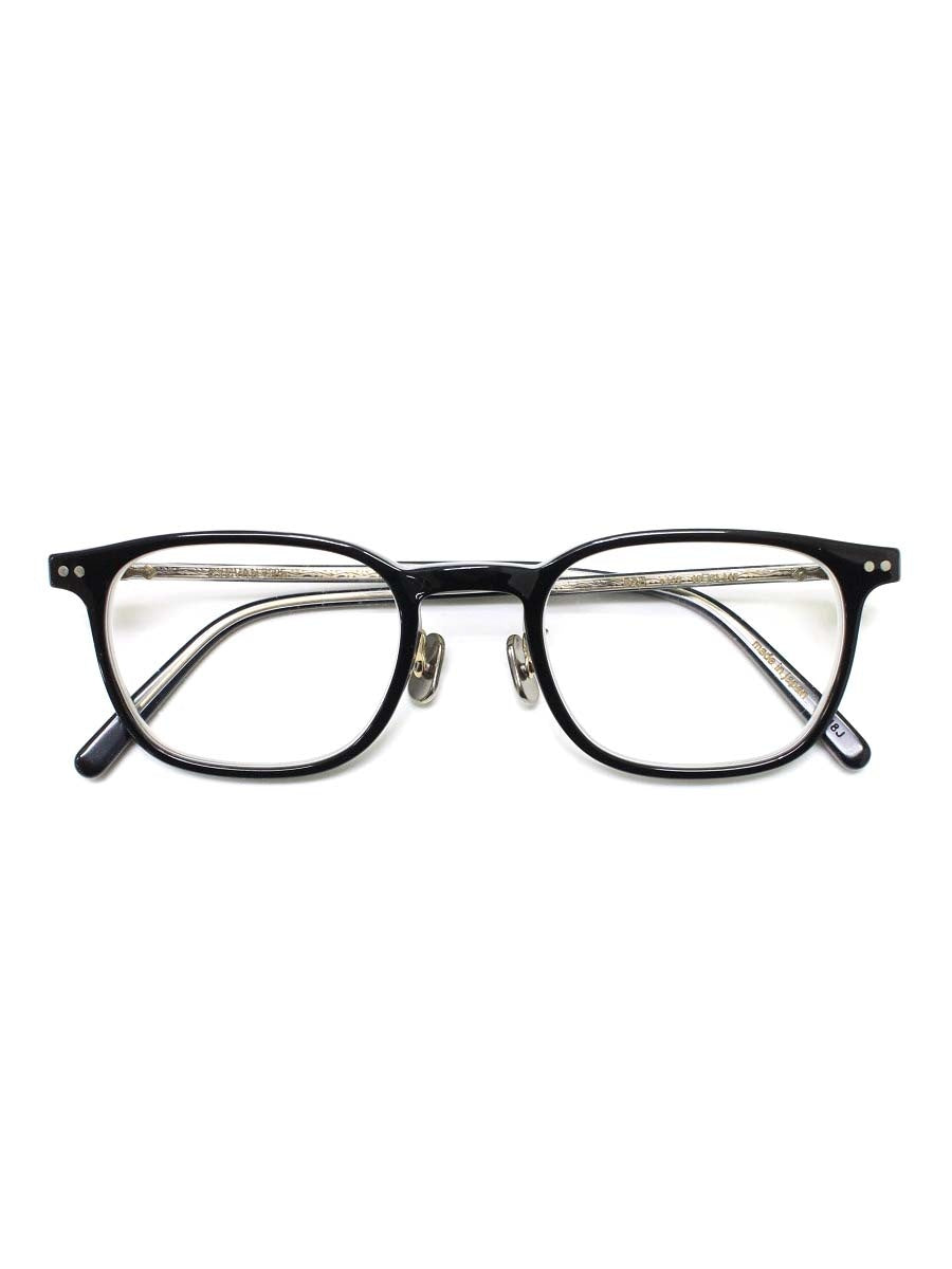 アイヴァン7285 323 メガネ ブラック セルフレーム ITJOS7O2F04K