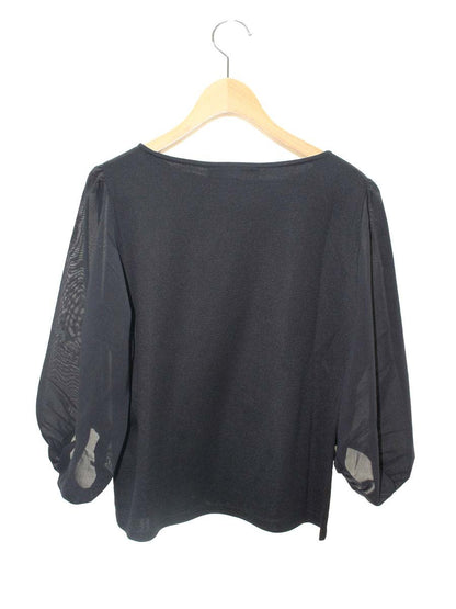 エムズグレイシー 115110 Tシャツ カットソー 40 ブラック ボリュームスリーブカットソー ITBHUCVUUMJC