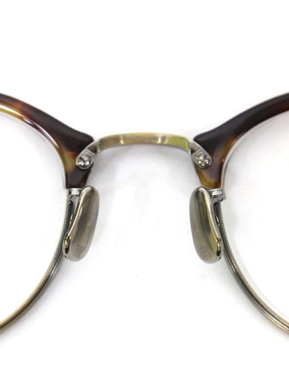 アイヴァン7285 643 メガネ ブラウン コンビフレーム フルリム ボストン ITELW8M5VF7W