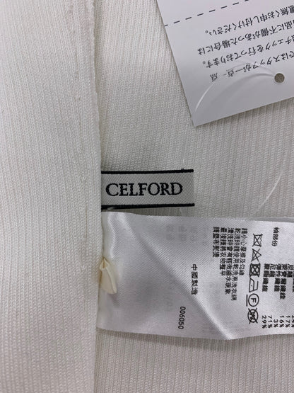 セルフォード CWNT231102 ニット 36 ホワイト シースルー ITGCQH33YS3G