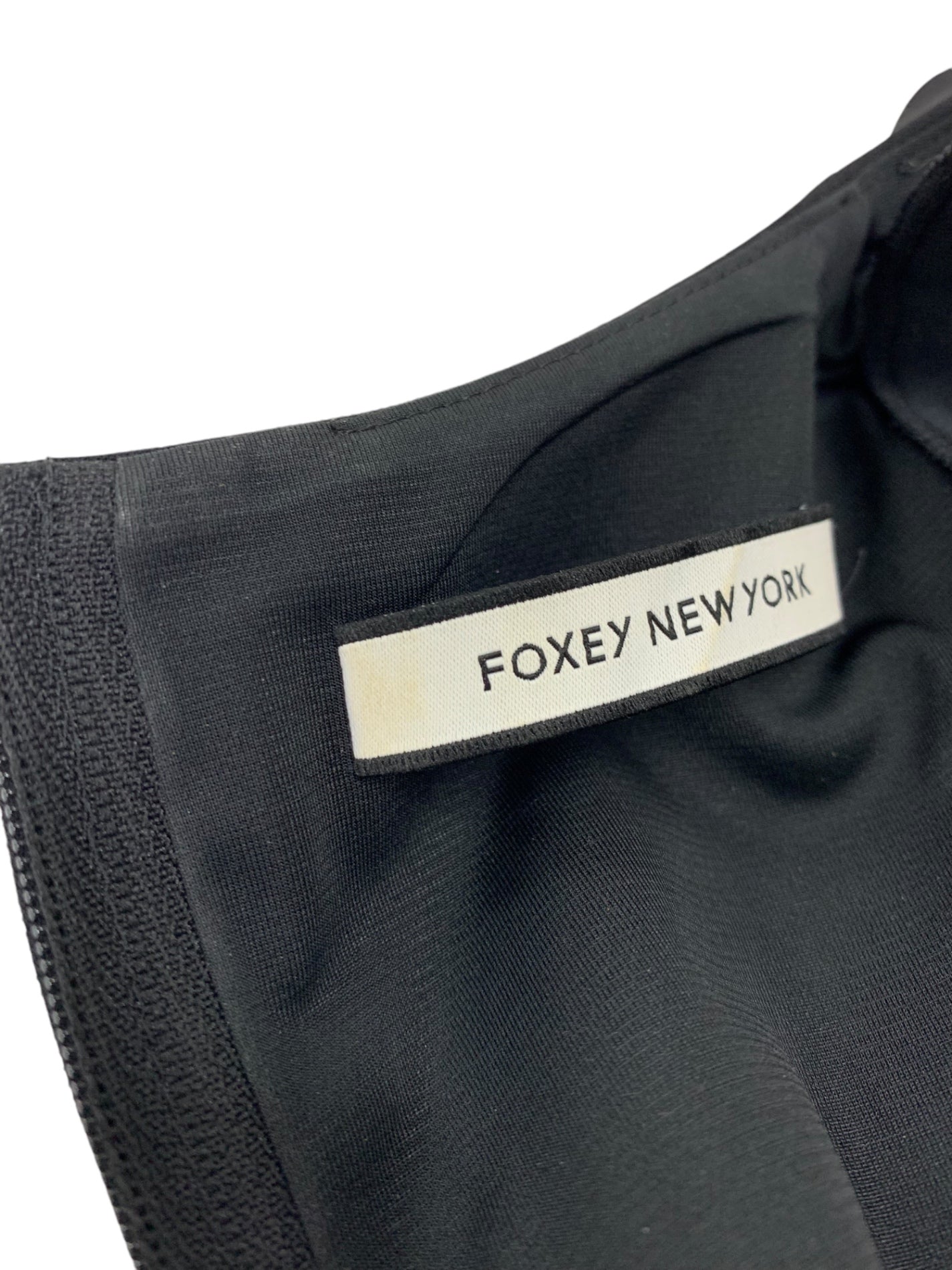 フォクシーニューヨーク 37731 ワンピース 38 ブラック 半袖 ITC8GXGLFCX8