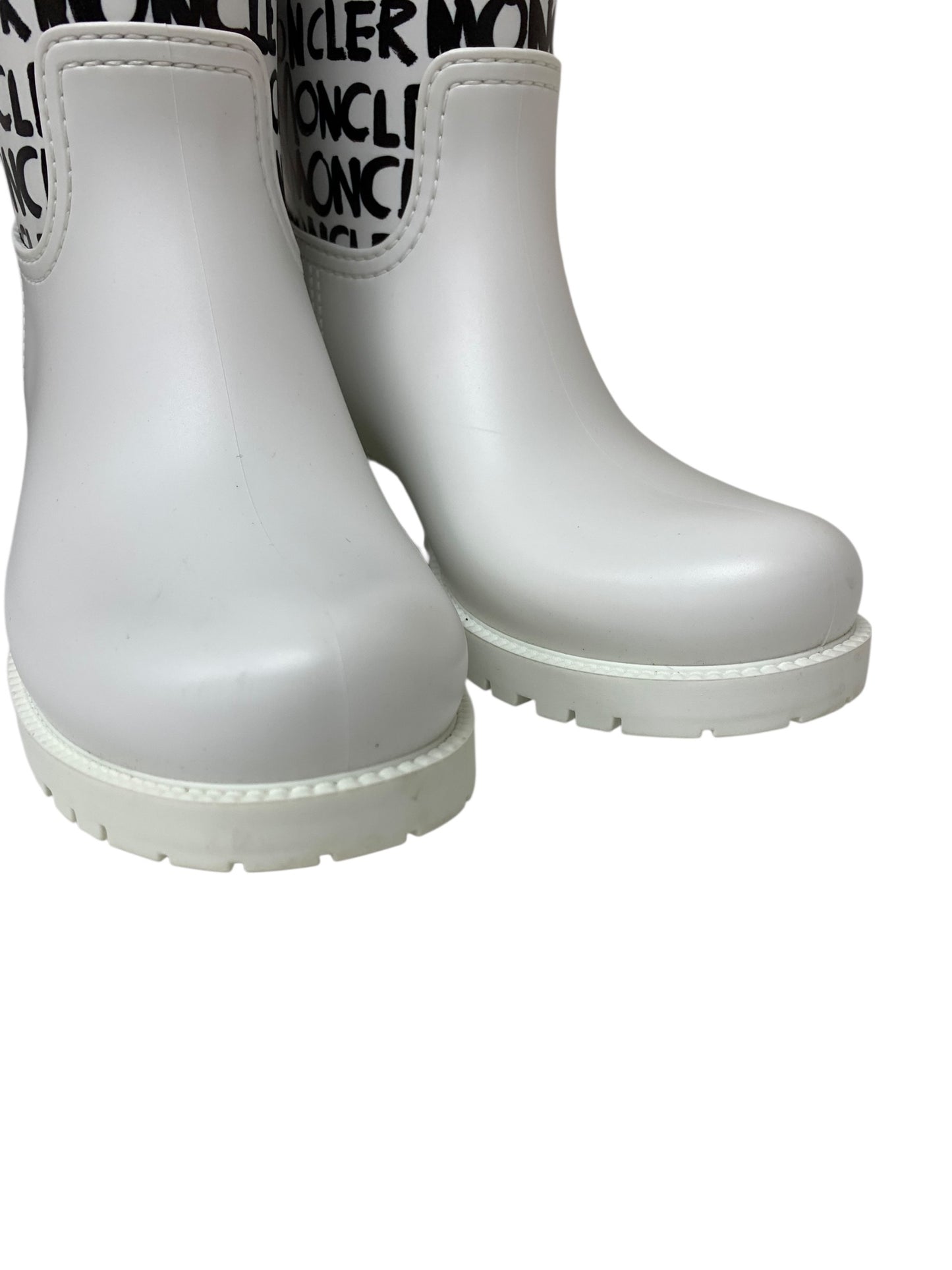 モンクレール レインブーツ 37 ホワイト ショート ITGS11XKNPH0