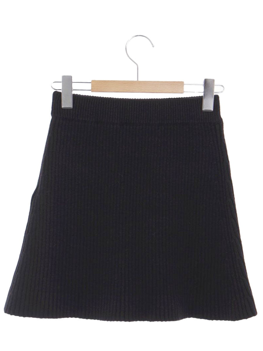 セルフポートレイト 22I-AW22-124SB スカート S ブラック ニット ITXQ6G5MNGJ2