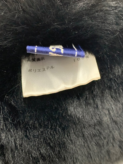 エムズグレイシー 096504 マフラー Ｆ ブラック フェイクファー リボン ITZ1R7LMZQ1C