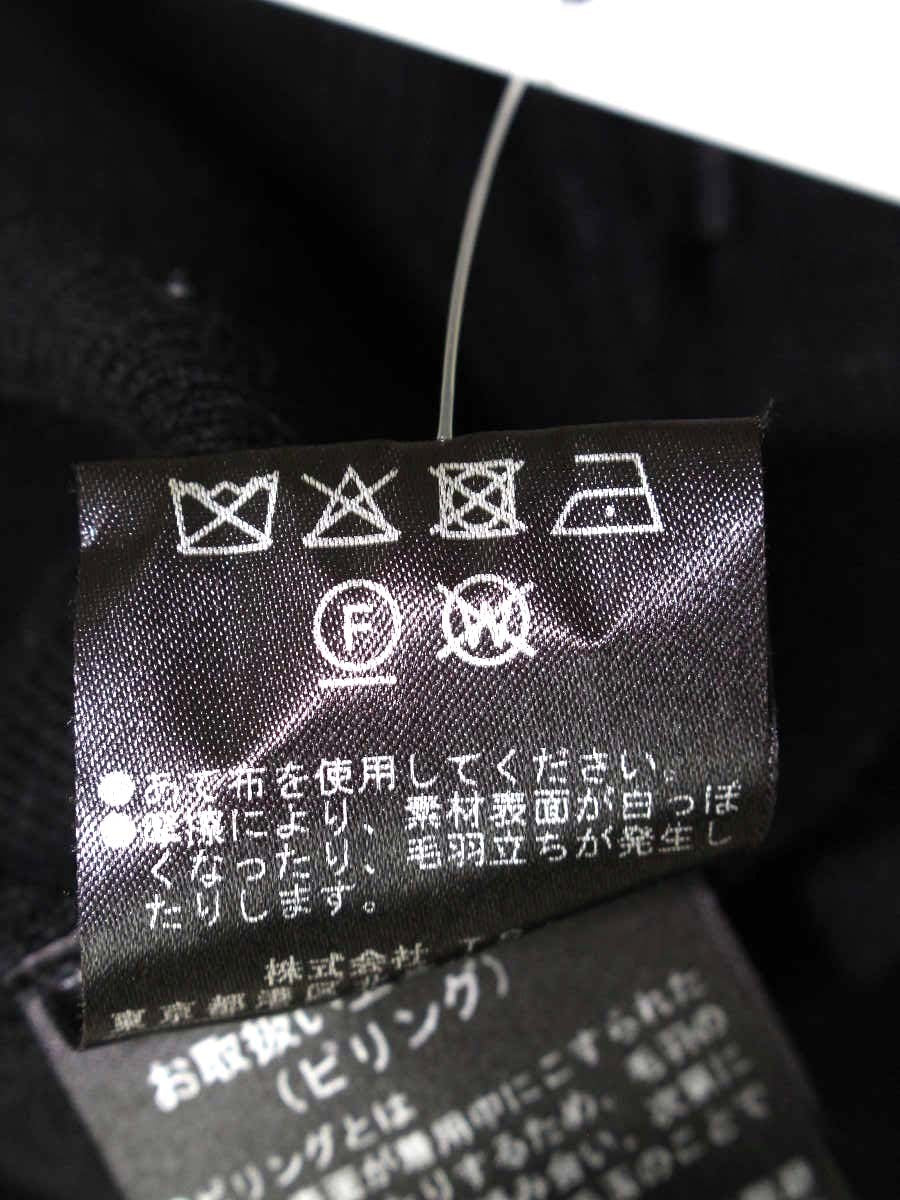 アドーア コットンカシミヤトレーナー 531-1270009 38 ブラック ITRXMOI07SF0