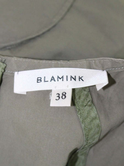 ブラミンク 7921-230-0108 カットソー 38 カーキグリーン ペプラム バックジップ ITNQYVB77JYE