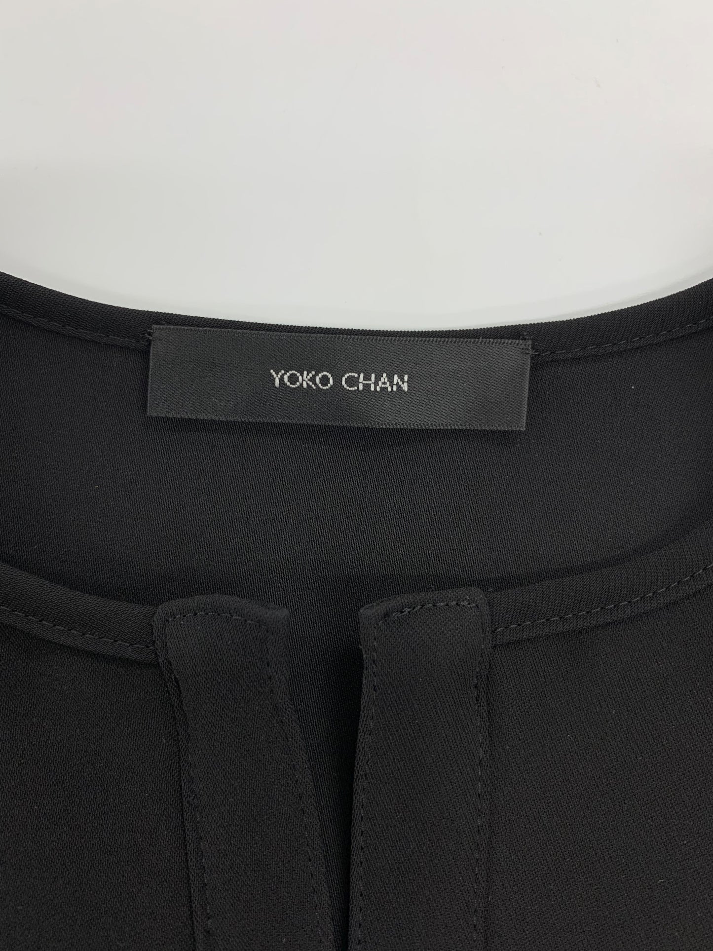 ヨーコチャン YCD-223-877 ワンピース F ブラック スリットライン コンフォータブル ドレス IT3IQ88SPQCQ