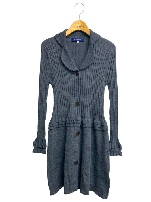 エムズグレイシー Tailored Knit Cardigan 818575 カーディガン 38 グレー ITXSD4O7M980