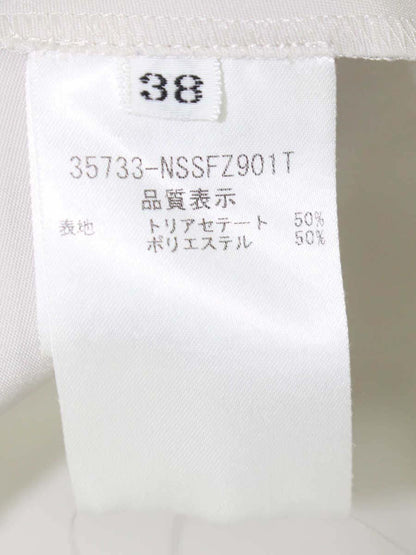 フォクシーニューヨーク 35733 スカート 38 ベージュ タックフレア IT6UYNL4SUAS