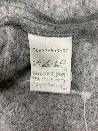 トゥービーシック ZKA23-953-07 コート グレー ショート フォックス レッキスラビット ファー 2way IT24TM55C0XN