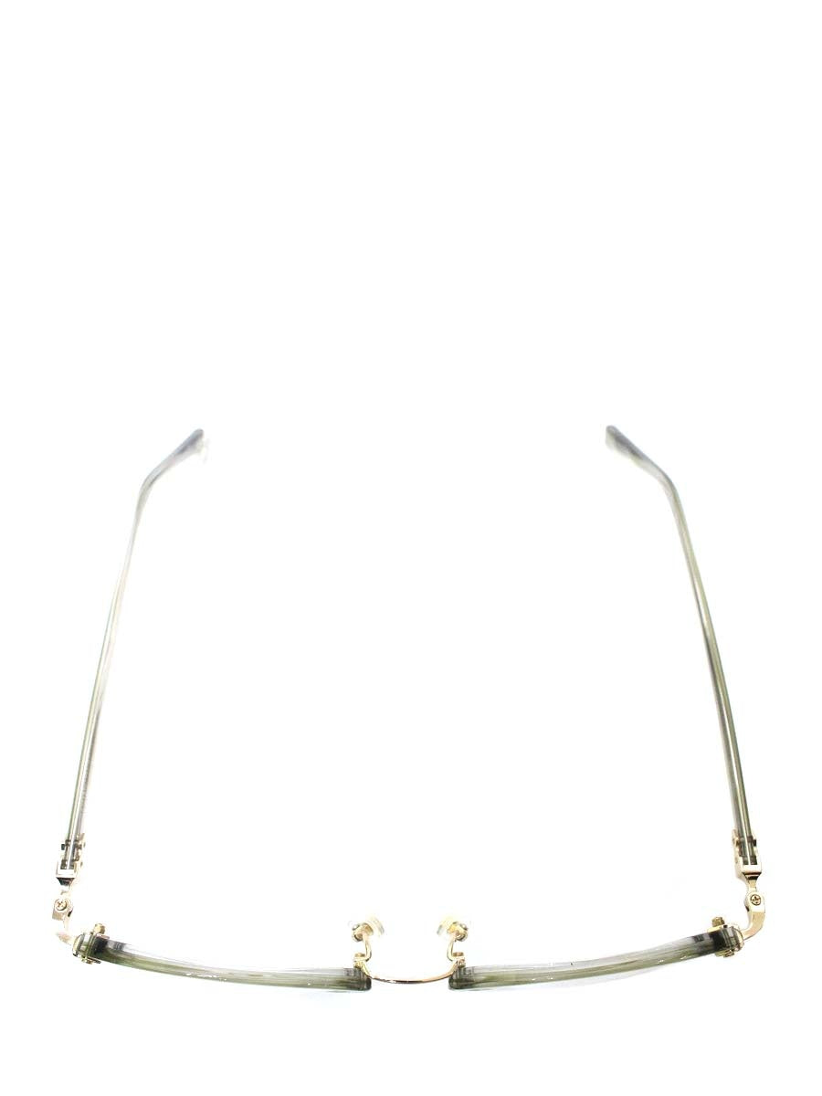 クレイトンフランクリン 595 LGS メガネ クリアカーキ コンビフレーム フルリム ボストンシェイプ IT038PAT7544