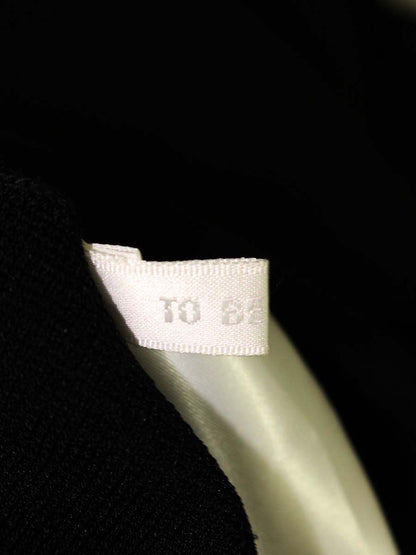 トゥービーシック W5N57-800-09 ワンピース 2 ブラック フリル ニット ITN2BK3JO0E4 【SALE】