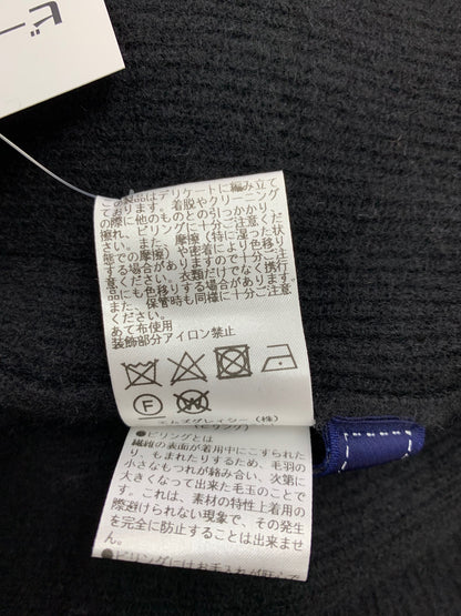 エムズグレイシー 318619 ワンピース 40 ブラック ハイネック ニット ウール ITBEEMVRFABO