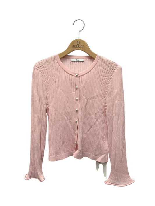 ルネ 6512830 カーディガン 38 ピンク パールボタン IT4AEH3IX7G6 【SALE】