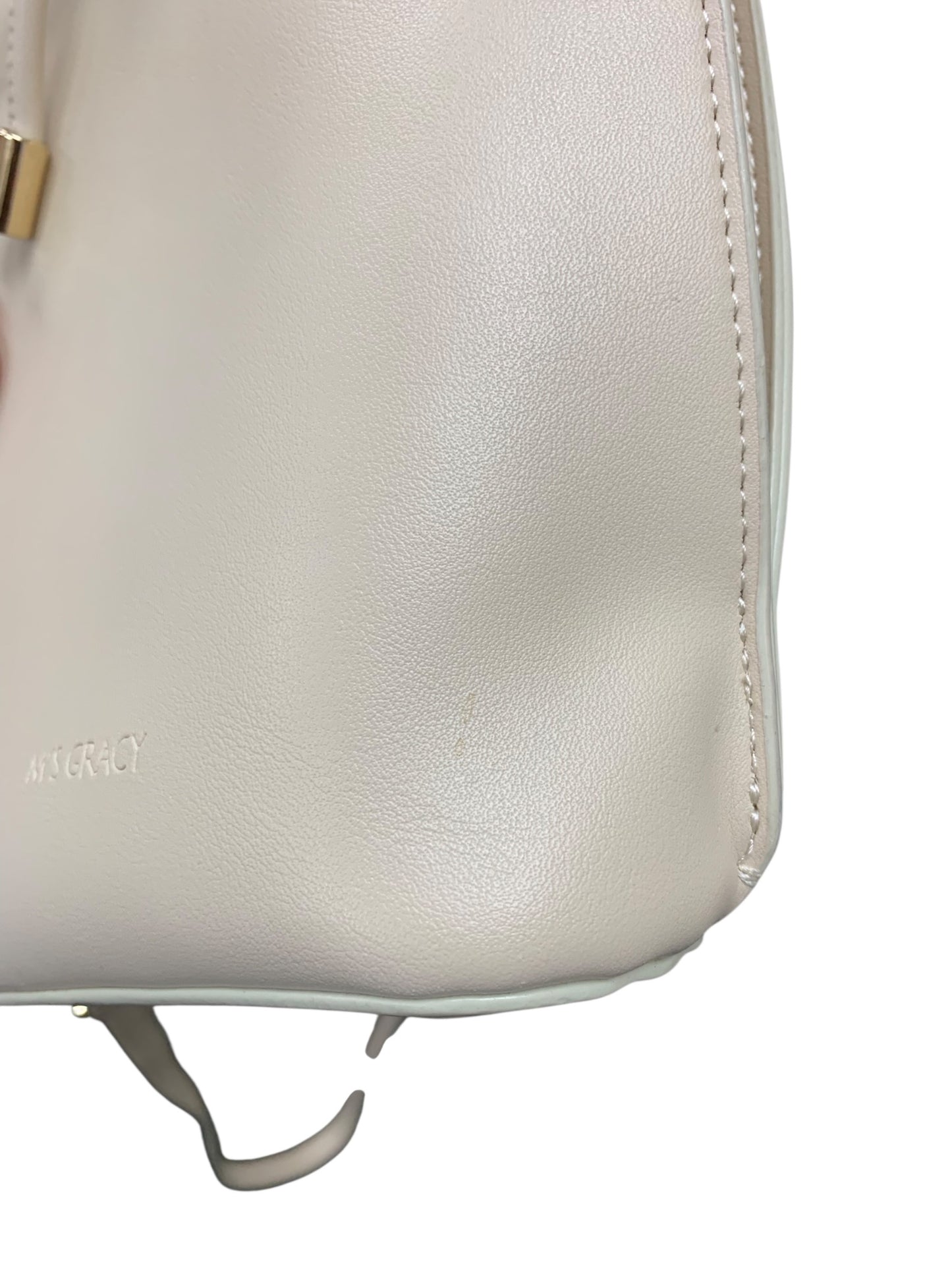 エムズグレイシー リボン付きスモール 394509 ショルダーバッグ ベージュ ITOXL0S4OUFU