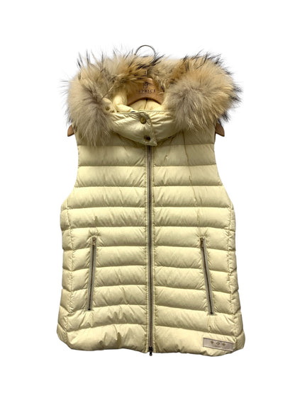 タトラス ORSIERA LTA18A4573 ダウンベスト 03 アイボリー ラクーンファー IT78OO0B4HG4