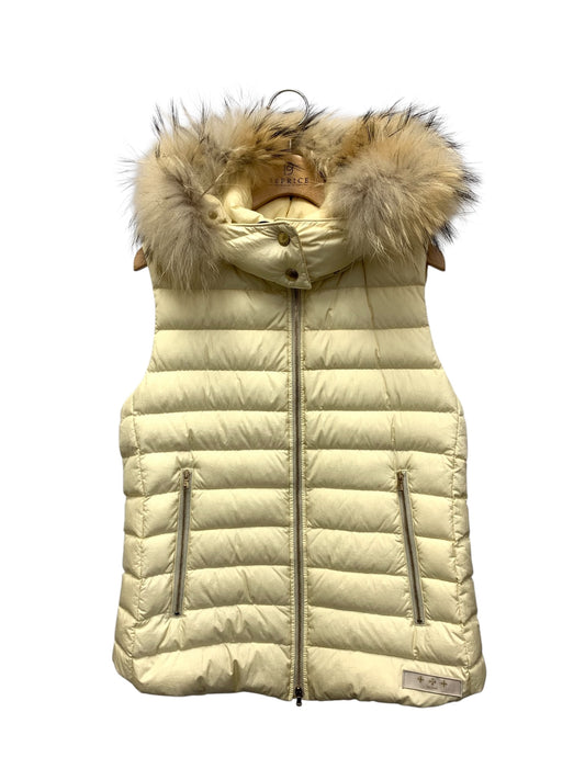 タトラス ORSIERA LTA18A4573 ダウンベスト 03 アイボリー ラクーンファー IT78OO0B4HG4